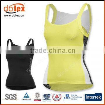 2016 moisture wicking dry rapidly gym lycra blend yoga tank top