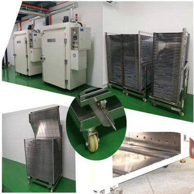 Drying Rack Screen Printing Machinery Factory Supply SUS304 Drying Trolley photo-2