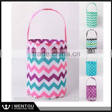 Fashion and Concise Monogrammed Easter Polka Dot Bucket wavy bag