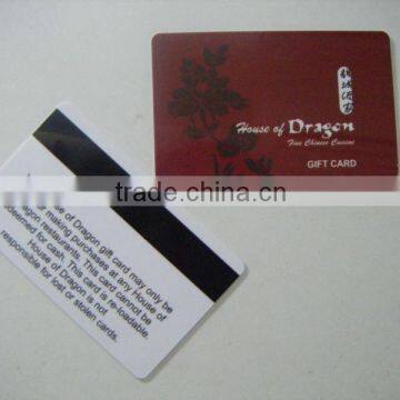 85.5mm*54mm CR80 High Quality Plastic Membership Card