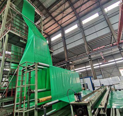 8m Wide 1.0mm Thick Green LLDPE Geomembrane Smooth photo-2