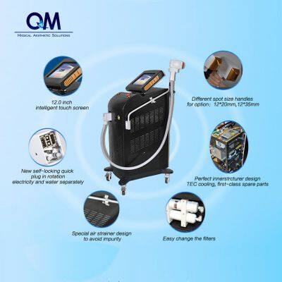 QM-808B Soprano Diode Laser Mixed 3 Wavelengths 755 808 1064nm Hair Removal photo-2