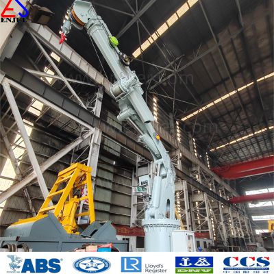 Factory Price Complete Marine Crane 5-6 Ton Knuckle Boom Marine Deck Crane Hydraulic Marine Vessel Crane