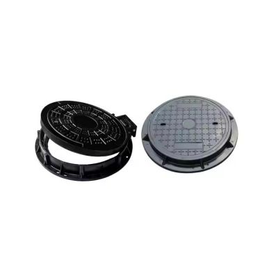 Round Sand Casting Ductile Cast Iron Recessed Round Manhole Cover And Frame Mould