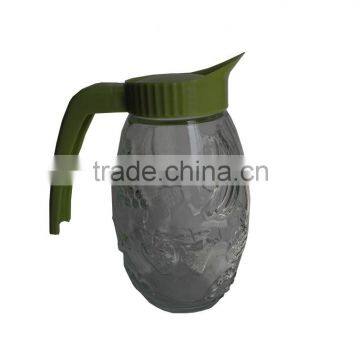 large capacity kettle with cover and handle Huge water bottle with handle /fruit juice mugs glass bottles in the kitchen