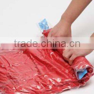 Plastic Travel Vacuum Storage Bag with Airtight and Reusable