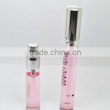 5ml 10ml tube glass atomizer with metal pump sprayer