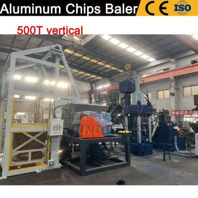 Metal Chip Briquetting Machine Aluminum Chip Press Hydraulic Briquetting Press Briquette Maker