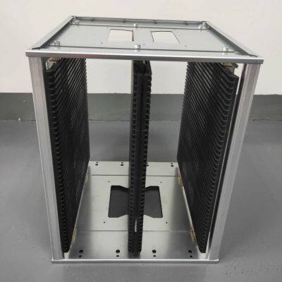 Customized 100-Slots ESD PCB Magazine Rack With Double Side Panel for Efficient Pcb Storage photo-4