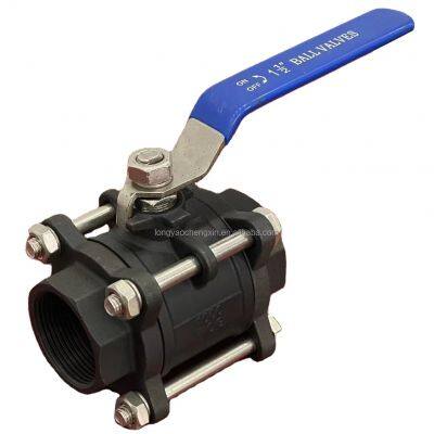 ANSI SS201 Low Pressure Ball Valve Thread Ball Valve 3 in 3 Pieces 2pieces Ball Valve