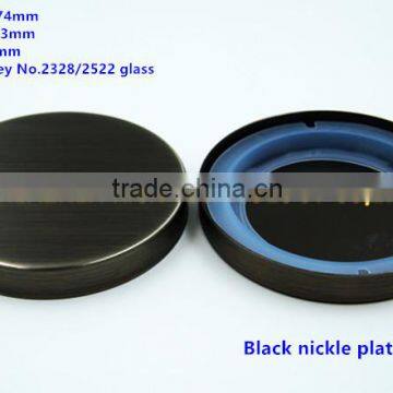 74mm Black Nickle Plating Candle Lid photo-2