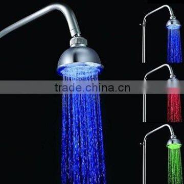 Powerful Chrome Plated Rainfall ABS LED Shower Head