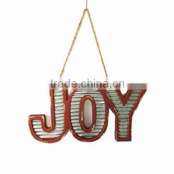 creative christmas decoration hanging metal wall board