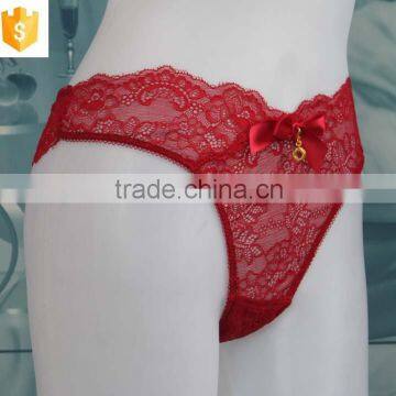Hot-selling Red Lace Bralette G-string photo-2