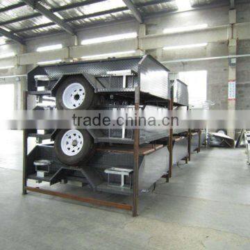 Popluar family camping powder coated camping trailer and hot dipped galvanized camper trailer