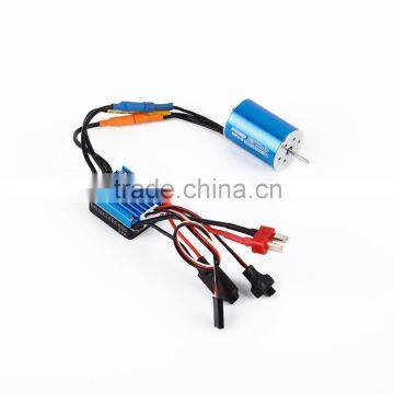 2435 4800KV 4P Sensorless Brushless Motor+25A Brushless ESC for 1/16 RC Car photo-5