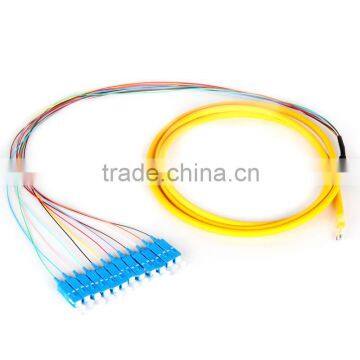 SC/UPC-Nil single mode 12 cores bunch type patchcord