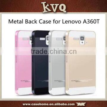 Black Hard Case For Lenovo S360t Metal Back Cover photo-4