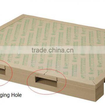 One Way Use Single Faced Logistic Packaging Two Way Entry Paper Pallet photo-2