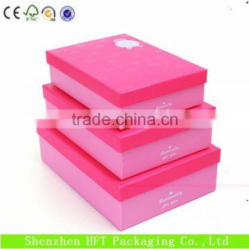 Custom printing strong luxury pink cardboard box dividers