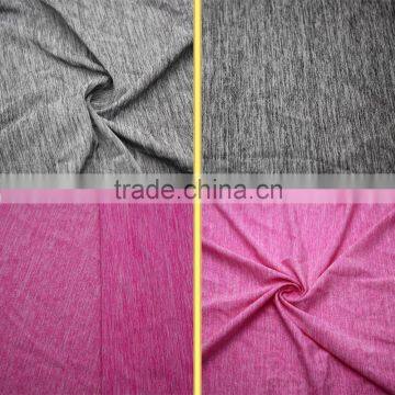 Knitted Moisture Wicking Cotton Touch Nylon Lycra Blended Fabric for Active Shirts photo-5