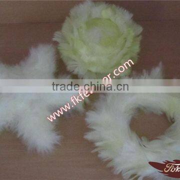 Best Selling Items Turkey Feather Ball Feather Flower Feather Roses With Star For Christmas And Wedding Decorations