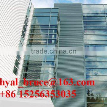 China produced curtain wall aluminium profile of powder coated with low price and best quality