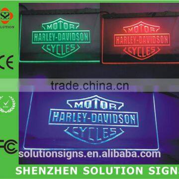 2015 Fashionable Hanging Led Acrylic Sign Board photo-3