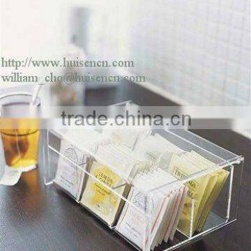 Acrylic tea bags holder