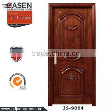 Modern carving wood panel door design for exterior decoration