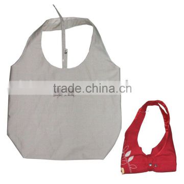 canvas folding shopping bag