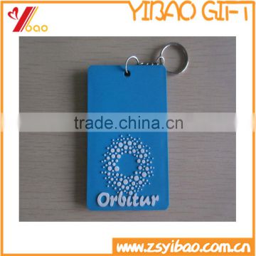 PVC Luggage Tag With Keyring