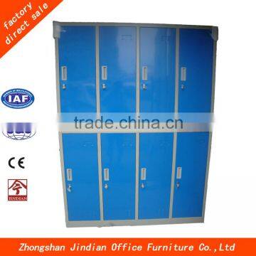 Colorful Office and familly Furniture Steel locker with eight doors