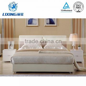 2016 Bedroom Set Leather Wooden Twin Bed Frames