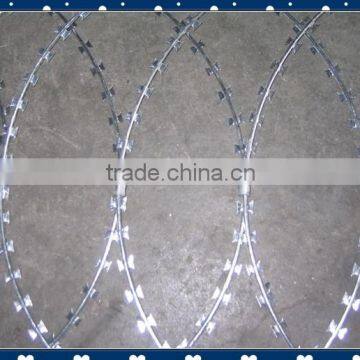 Galvanized China Factory Supply razor blade barbed wire hot sale lowest price