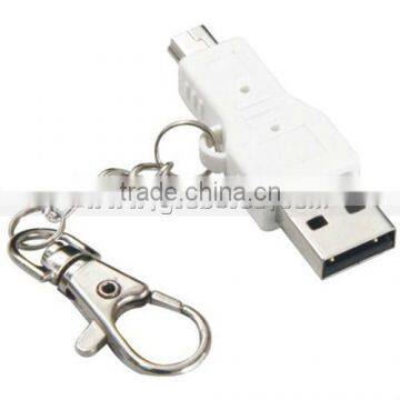 USB A to Mini B Adapter Converter 5-Pin Data Cable Male/M MP3 PDA DC Black