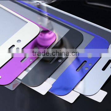 9H High Quality Color Tempered Glass Screen Protector for Iphone 6 With Back Cover photo-5