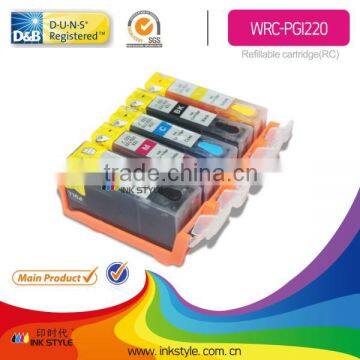 Inkstyle Refillable Cartridge For Canon PIXMA iP3600 iP4600 iP4700 MP560 MP620 PGI220/CLI221