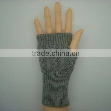 Boxi-High quality women acylic warn knitted gloves