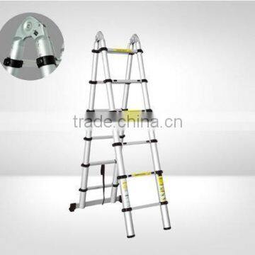 Aluminum Double Telescopic Ladder A Frame Telescopic Ladder EN131 AS/NZS photo-3