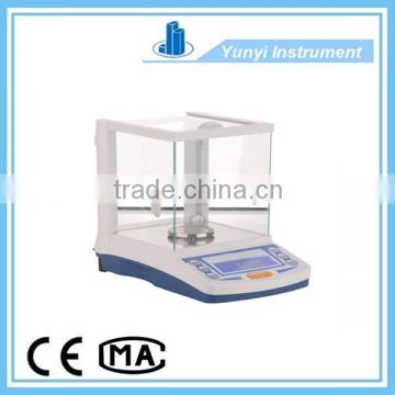 Automatic calibration analytical balance