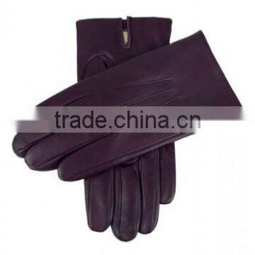 Men's Cashmere Lined Sheepskin Leather Gloves AP-8006