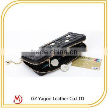 Latest Fashion Design Lozenge Cross Body Metal Long Chain Wallet photo-5