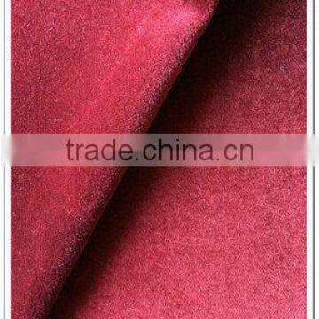 100%cotton textile velvet fabric for upholstery 350gsm