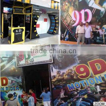 Good price 9 seats 7d interactive cinema and china 4d 12d cinema simulator