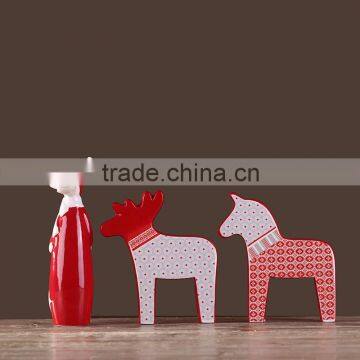 2016 Modern Home Decor Ceramic Figurine Art Craft for Christmas photo-4