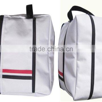 White Nylon Golf Shoes Bag