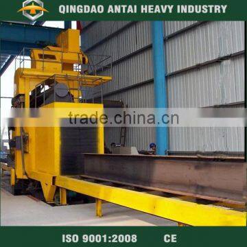 Q69 Opening Size h-beam shot blast machine