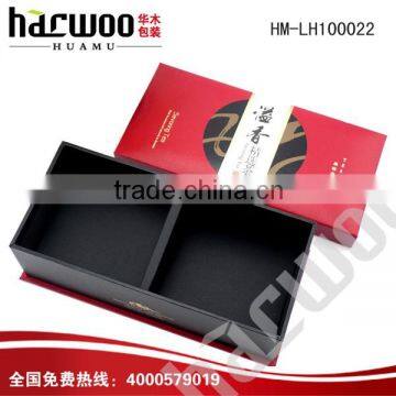 Exquisite quality two compartments tea box