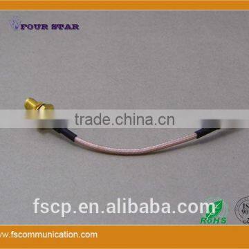 RG316 Cable Assembly With SMA RP-Female Bulkhead to MCX Male Right Angle Connector photo-3